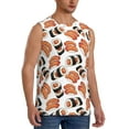 thumbnail image 1 of Picia Sushi Roll mens Cotton Tank Undershirts , Moisture-wicking Ribbed Tanks, Lightweight Cotton Tank Undershirts-3X-Large, 1 of 8