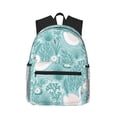 thumbnail image 1 of Picia Swan And Flowers4 Large Capacity Backpack Classic Style Backpack Casual Backpack Water-Resistant School Work Travel Outdoor Backpack, 1 of 8