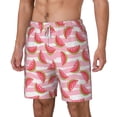 thumbnail image 1 of Picia Sweet Watermelon pattern Mens Swim Trunks with Compression Liner Stretch Beach Shorts Quick Dry with Zipper Pockets No-Chafing Board Shorts-X-Large, 1 of 9