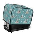 thumbnail image 1 of Picia Teal Mama Llama Print 2 Slice Toaster Cover , Toaster Protector Dustproof Kitchen Appliance Cover, Kitchen Appliance Dustproof Protector, 1 of 7