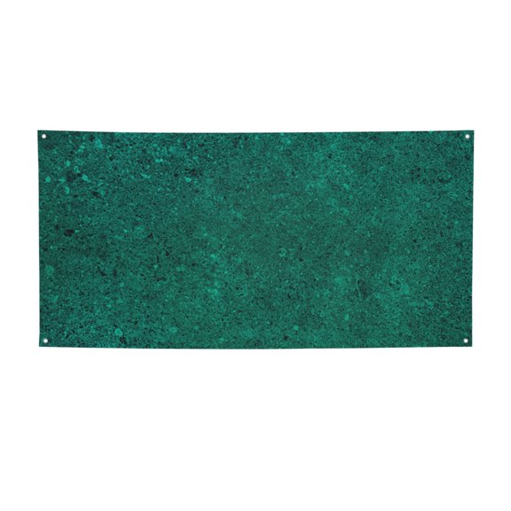 Picia Teal Marble Pattern Party Banner, Festive Decoration, Holiday Banner, Celebration Decor, Event Banner, Reusable Party Banner-Small