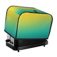 thumbnail image 1 of Picia Teal To Yellow Gradient Print 2 Slice Toaster Cover , Toaster Protector Dustproof Kitchen Appliance Cover, Kitchen Appliance Dustproof Protector, 1 of 7