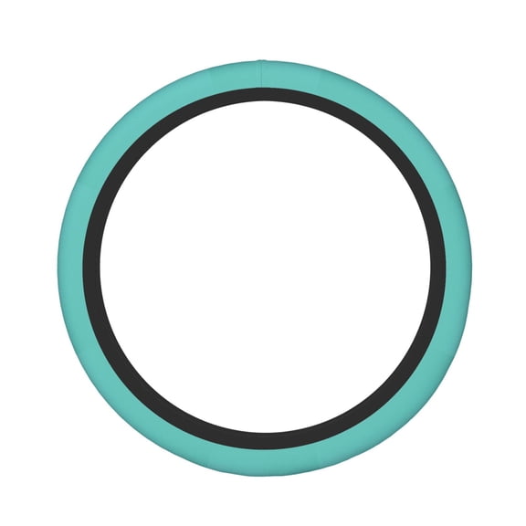 Picia Teal Turquoise Car Steering Wheel Cover, Non-Slip, Breathable, Universal 15 inch