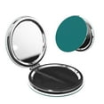 thumbnail image 1 of Picia Teal for Compact Vanity Mirror , Travel Makeup Mirror , Portable Magnifying Cosmetic Mirror for Daily, Work, Business-Round Shape, 1 of 9