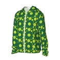thumbnail image 1 of Picia Tennis Balls Women's Men's UPF 50+ Sun Protection Hoodie Shirt Long Sleeve SPF Fishing Outdoor UV Hiking Lightweight Shirts-X-Large, 1 of 9