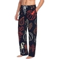 thumbnail image 1 of Picia Thanksgiving Mens Soft Woven Cotton Elastic Waistband Sleep Pajama Pant Lounge Sleep Pant With Pockets And Drawstring-Large, 1 of 9