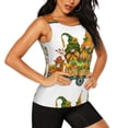 thumbnail image 1 of Picia Thanksgiving Truck Pattern Women's Workout Tank Top,Breathable Activewear,Slim Fit Athletic Top,Versatile Workout Moisture-wicking top-Medium, 1 of 9
