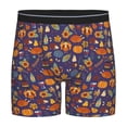 thumbnail image 1 of Picia Thanksgiving Turkey 2 Pattern Men's Athletic Long Leg Briefs , Performance Stretch Underwear，Moisture-Wicking, 1 of 7