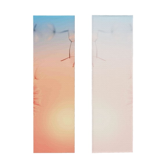 Picia The Sunset of Dandelion Pattern Cooling Towels (40"x12") Cool Towel, Cold Towel, Microfiber Soft Breathable Chilly Ice Towel