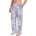 thumbnail image 1 of Picia Tie Dye Mens Soft Woven Cotton Elastic Waistband Sleep Pajama Pant Lounge Sleep Pant With Pockets And Drawstring-X-Large, 1 of 9