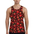 thumbnail image 1 of Picia Tomatoes And Chili Printed Men’s Performance Tank, Men's Workout Tank Top Moisture-Wicking Tank Top Muscle tee, Breathable Workout Shirt-Medium, 1 of 7
