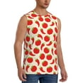 thumbnail image 1 of Picia Tomatoes And Chili mens Cotton Tank Undershirts , Moisture-wicking Ribbed Tanks, Lightweight Cotton Tank Undershirts-, 1 of 8