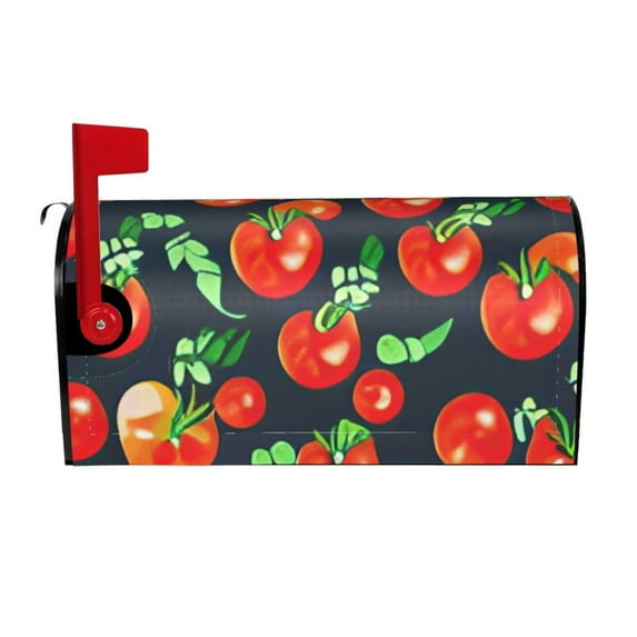 Picia Tomatoes Magnetic Mailbox Cover Standard Size-