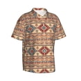 thumbnail image 1 of Picia Traditional Tribal Aztec Gentle Cotton Regular Fit Short Sleeve Casual Hawaiian Shirt for Men-XX-Large, 1 of 9