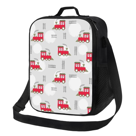 Picia Trains Lunch box Lunch bag for men women Large capacity Lunchbox Reusable Lunch bags Insulated Lunch bag Lunch box cooler
