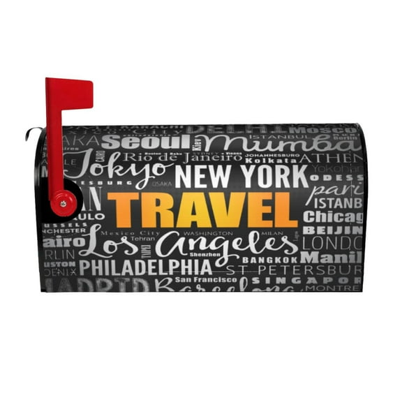 Picia Travel Magnetic Mailbox Cover Standard Size-25.5x21 in