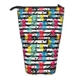 thumbnail image 1 of Picia Trendy Colorful Pineapples 1 Print Telescopic Pencil Case, Telescopic Pen Holder Telescopic Pencil Pouch Bag Stationery Pencil Case Box Storage Organizer Makeup Bag, 1 of 6