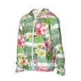 thumbnail image 1 of Picia Tropical Flamingo Women's Men's UPF 50+ Sun Protection Hoodie Shirt Long Sleeve SPF Fishing Outdoor UV Hiking Lightweight Shirts-XX-Large, 1 of 9