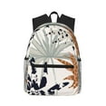 thumbnail image 1 of Picia Tropical Leaves Large Capacity Backpack Classic Style Backpack Casual Backpack Water-Resistant School Work Travel Outdoor Backpack, 1 of 8