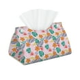 thumbnail image 1 of Picia Tropical Plants Pattern Long Tissue Box Cover,PVC Leather Triangle Holder,Tissue Box Holder with Magnetic Bottom,Facial Paper Organizer Dispenser-7.9"X4.9"X4.5", 1 of 9