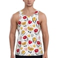 thumbnail image 1 of Picia Tulips Flowers Printed Men’s Performance Tank, Men's Workout Tank Top Moisture-Wicking Tank Top Muscle tee, Breathable Workout Shirt-3X-Large, 1 of 7