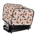 thumbnail image 1 of Picia Turkey And Thanksgiving2 Print 4 Slice Toaster Cover , Toaster Protector Dustproof Kitchen Appliance Cover, Kitchen Appliance Dustproof Protector, 1 of 7