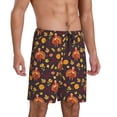 thumbnail image 1 of Picia Turkey Bird Pajama Shorts for Men, Men's Pajama Bottoms, Sleepwear,Short Pajama Pants-3X-Large, 1 of 9