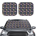 thumbnail image 1 of Picia Turtle 2 Piece Car Windshield Sun Shade Foldable | Foldable Sun Shield for Front Window Blocks UV Rays and Keeps Your Vehicle Cool-Large, 1 of 7