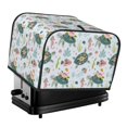 thumbnail image 1 of Picia Turtle and Sea Life Print 4 Slice Toaster Cover , Toaster Protector Dustproof Kitchen Appliance Cover, Kitchen Appliance Dustproof Protector, 1 of 7