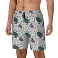 thumbnail image 1 of Picia Turtle pattern Mens Swim Trunks with Compression Liner Stretch Beach Shorts Quick Dry with Zipper Pockets No-Chafing Board Shorts-Large, 1 of 9