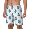 thumbnail image 1 of Picia Turtle pattern Mens Swim Trunks with Compression Liner Stretch Beach Shorts Quick Dry with Zipper Pockets No-Chafing Board Shorts-X-Large, 1 of 9