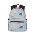 thumbnail image 1 of Picia Turtles And Shells Large Capacity Backpack Classic Style Backpack Casual Backpack Water-Resistant School Work Travel Outdoor Backpack, 1 of 8
