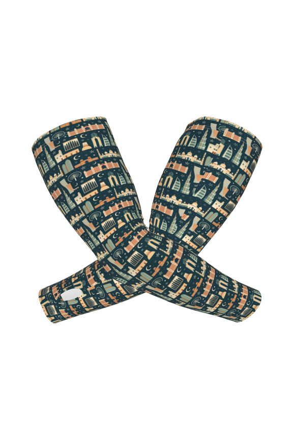 UAE Travel1 1 Arm Sleeves for Men and Women - Tattoo Cover Up UPF 50+ Cooling Sports Sleeve for Basketball Golf Football-One Size