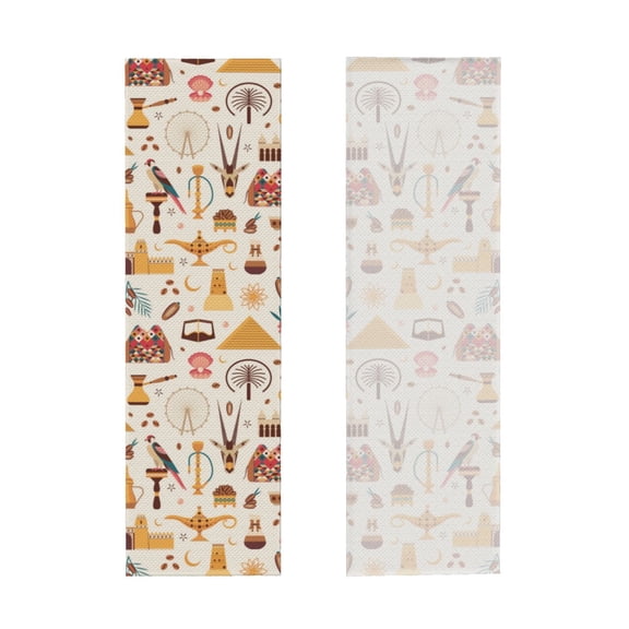 Picia UAE Travel1 Pattern Cooling Towels (40"x12") Cool Towel, Cold Towel, Microfiber Soft Breathable Chilly Ice Towel