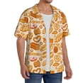 thumbnail image 1 of Picia Various Bread Men's Linen Shirts Short Sleeve Cuban Beach Shirts Casual Shirts Button Down Shirt for Men Beach Summer Wedding Shirt-4X-Large, 1 of 7