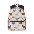 thumbnail image 1 of Picia Various Chicken Large Capacity Backpack Classic Style Backpack Casual Backpack Water-Resistant School Work Travel Outdoor Backpack, 1 of 8