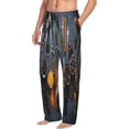thumbnail image 1 of Picia Various Herbs And Spices In Spoons Mens Soft Woven Cotton Elastic Waistband Sleep Pajama Pant Lounge Sleep Pant With Pockets And Drawstring-, 1 of 9