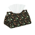 thumbnail image 1 of Picia Vector Retro Music Pattern Long Tissue Box Cover,PVC Leather Triangle Holder,Tissue Box Holder with Magnetic Bottom,Facial Paper Organizer Dispenser-7.9"X4.9"X4.5", 1 of 9