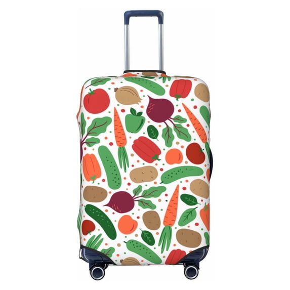 Picia Vegetables Luggage Protector Cover Thicken Suitcase Protector Cover Fit 18-32 Inch Luggage-X-Large