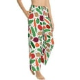 thumbnail image 1 of Picia Vegetables Womens Soft Woven Cotton Elastic Waistband Sleep Pajama Pant Lounge Sleep Pant With Pockets And Drawstring-Medium, 1 of 9