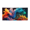 thumbnail image 1 of Picia Vibrant Fluid Motion Art Pattern Party Banner, Festive Decoration, Holiday Banner, Celebration Decor, Event Banner, Reusable Party Banner-Medium, 1 of 8
