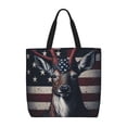 thumbnail image 1 of Picia Vintage American Deer for Tote Bag for Women with Zipper, Gym Tote with Compartments, Laptop Work Tote Nurse Dance Yoga Bag for Sport, Travel, 1 of 7