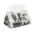 thumbnail image 1 of Picia Vintage Cactus Pickup Pattern Long Tissue Box Cover,PVC Leather Triangle Holder,Tissue Box Holder with Magnetic Bottom,Facial Paper Organizer Dispenser-7.9"X4.9"X4.5", 1 of 9