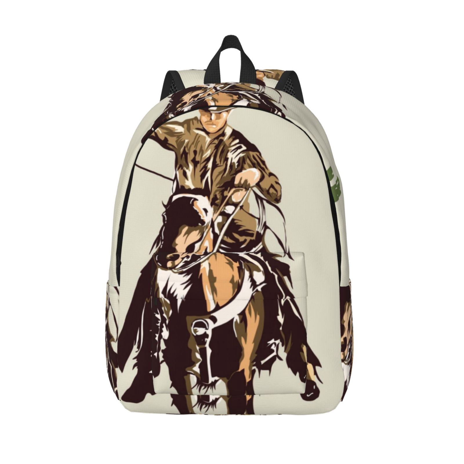 CHAQLIN Kids Backpack & Lunch Bag Set – 3D Horse Print Durable Bookbag With Insulated Lunch Tote - View #3