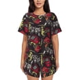thumbnail image 1 of Picia Vintage Gaming Pajamas Sets for Women Soft Short-Sleeved Pjs with Lounge Shorts Two Piece Sleepwear-X-Large, 1 of 9