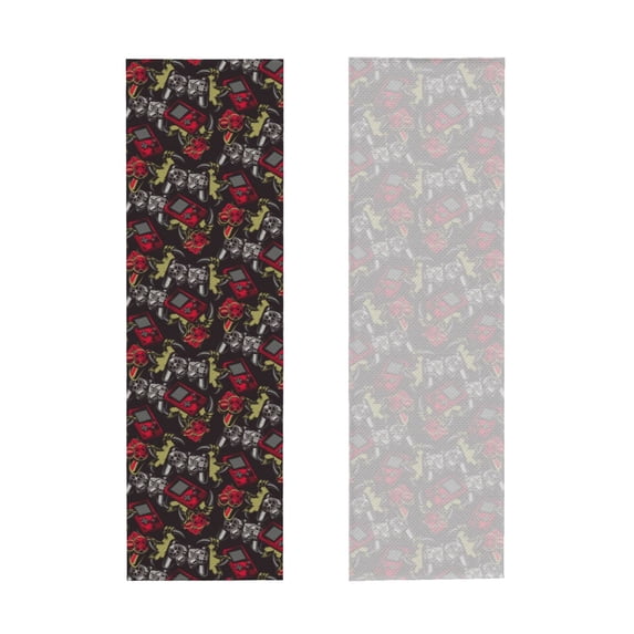 Picia Vintage Gaming Pattern Cooling Towels (40"x12") Cool Towel, Cold Towel, Microfiber Soft Breathable Chilly Ice Towel