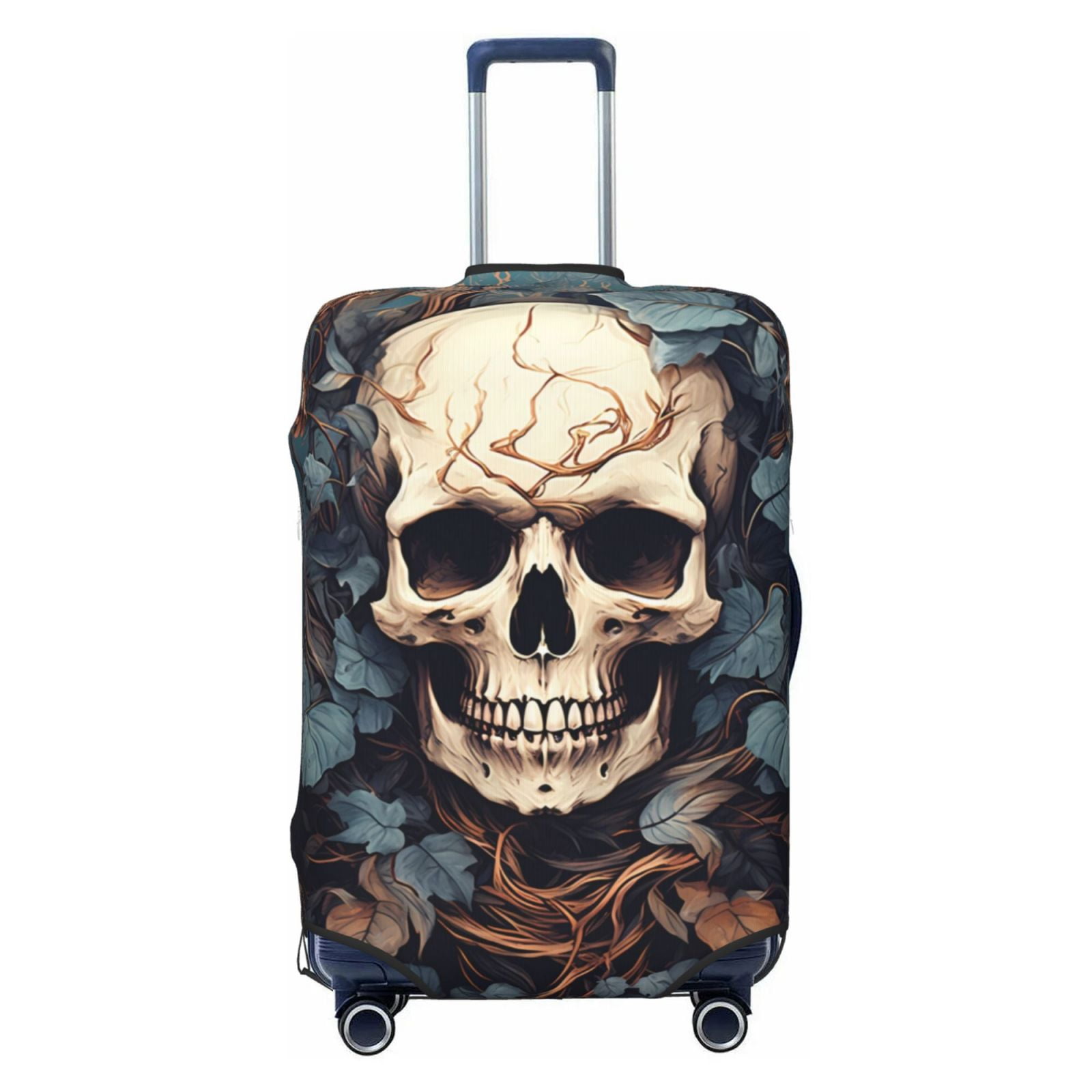 Pirate Skull Pattern Print Luggage Cover Protector