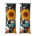 thumbnail image 1 of Picia Vintage Sunflowes Body Pillow Cover - Super Soft Microfiber 20x54 Body Pillow Case - Envelope Closure, Wrinkle, Stain Resistant Body Pillow Cover,Elegant Bedding, 1 of 8