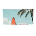 thumbnail image 1 of Picia Vintage Surf Van Beach Pattern Party Banner, Festive Decoration, Holiday Banner, Celebration Decor, Event Banner, Reusable Party Banner-Small, 1 of 8