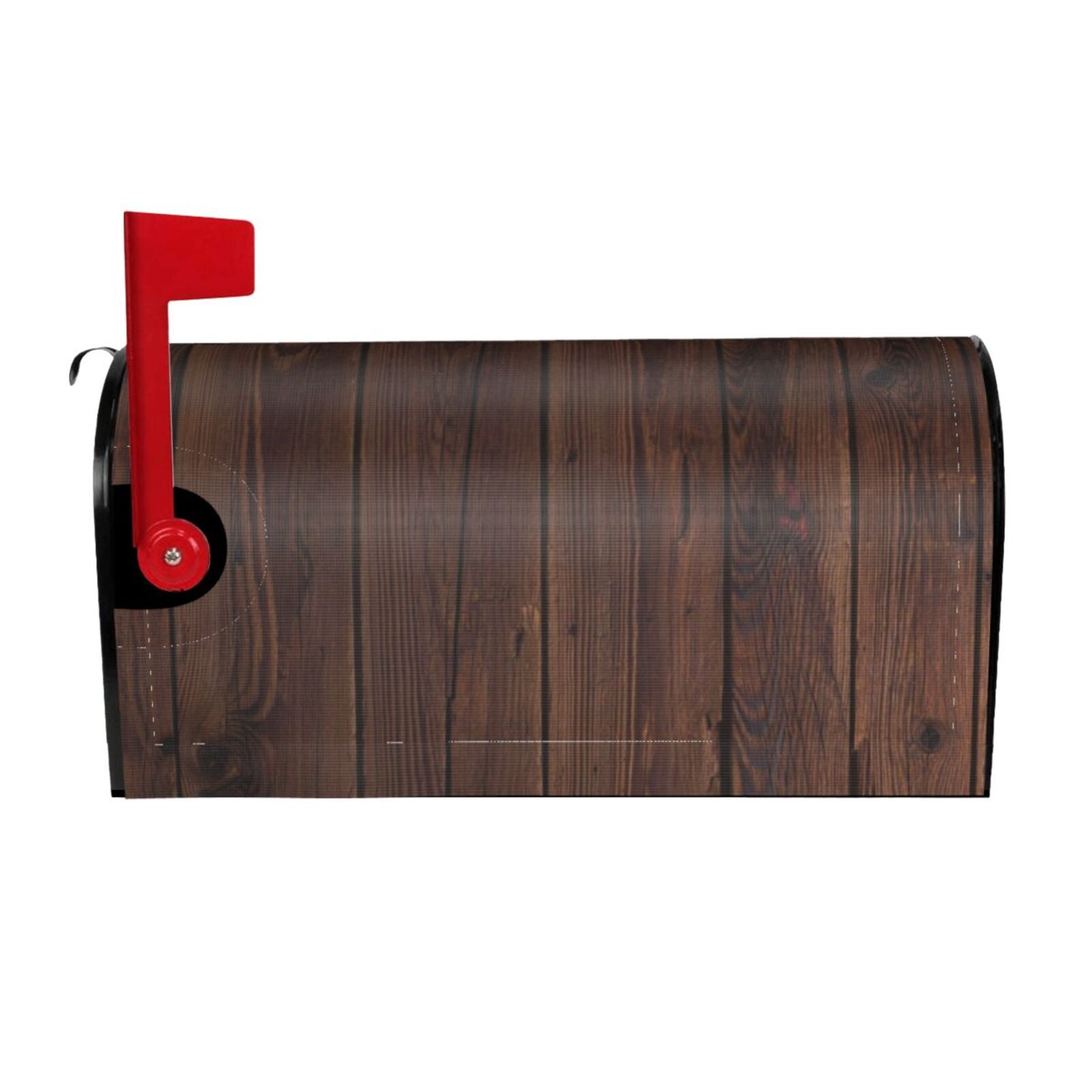Picia Vintage Wood Magnetic Mailbox Cover Standard Size-